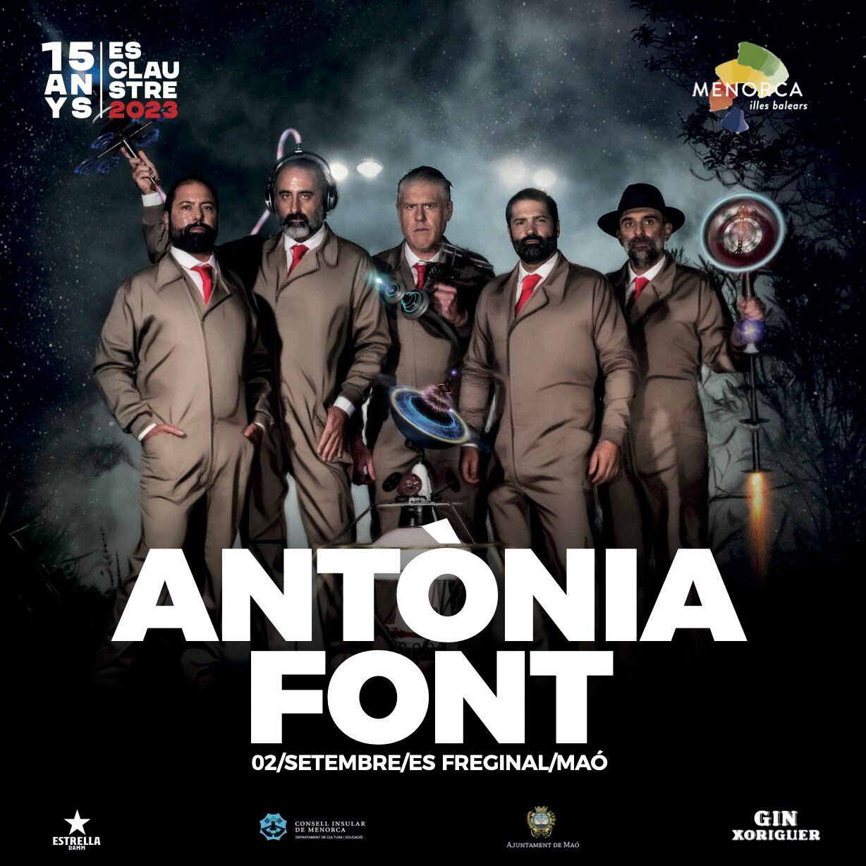 Cartell del concert d&#039;Antònia Font a Maó