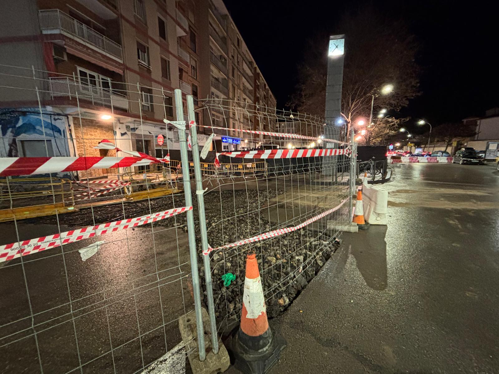 Obras en la calle Padre Huesca que afectan a Cabestany