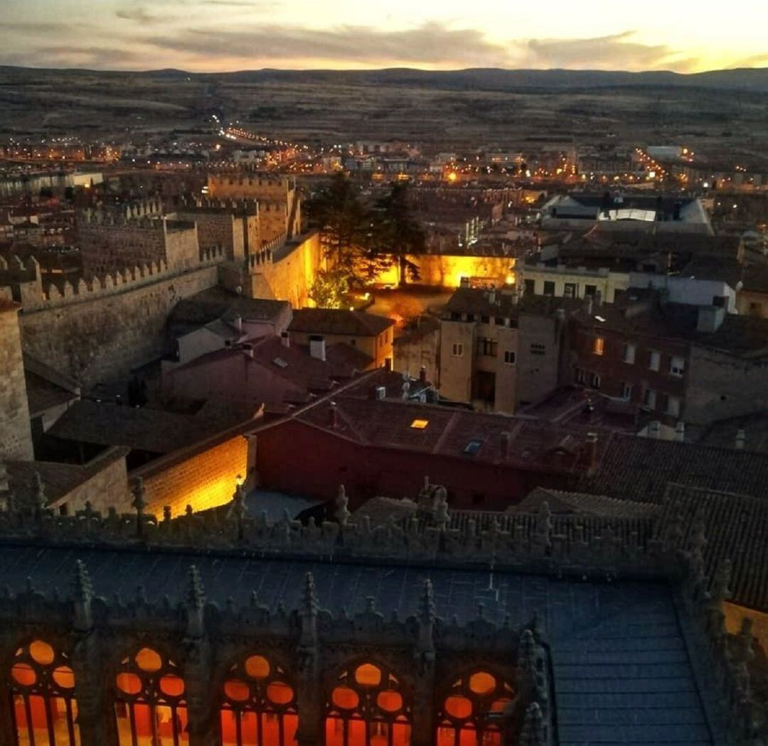 Atardecer desde la Catedral de Ávila