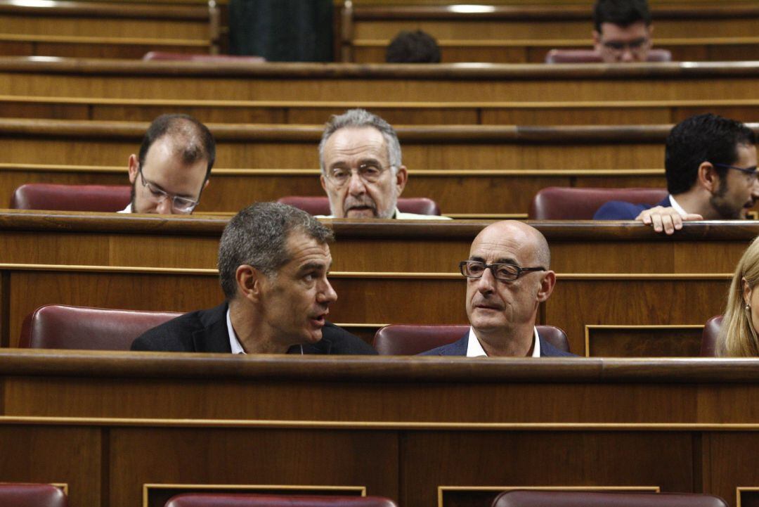 Toni Cantó y Félix Álvarez Felixuco en el Congreso