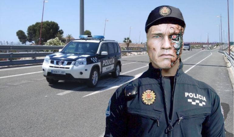 El cyborg Terminator se une a la Policía de Murcia.