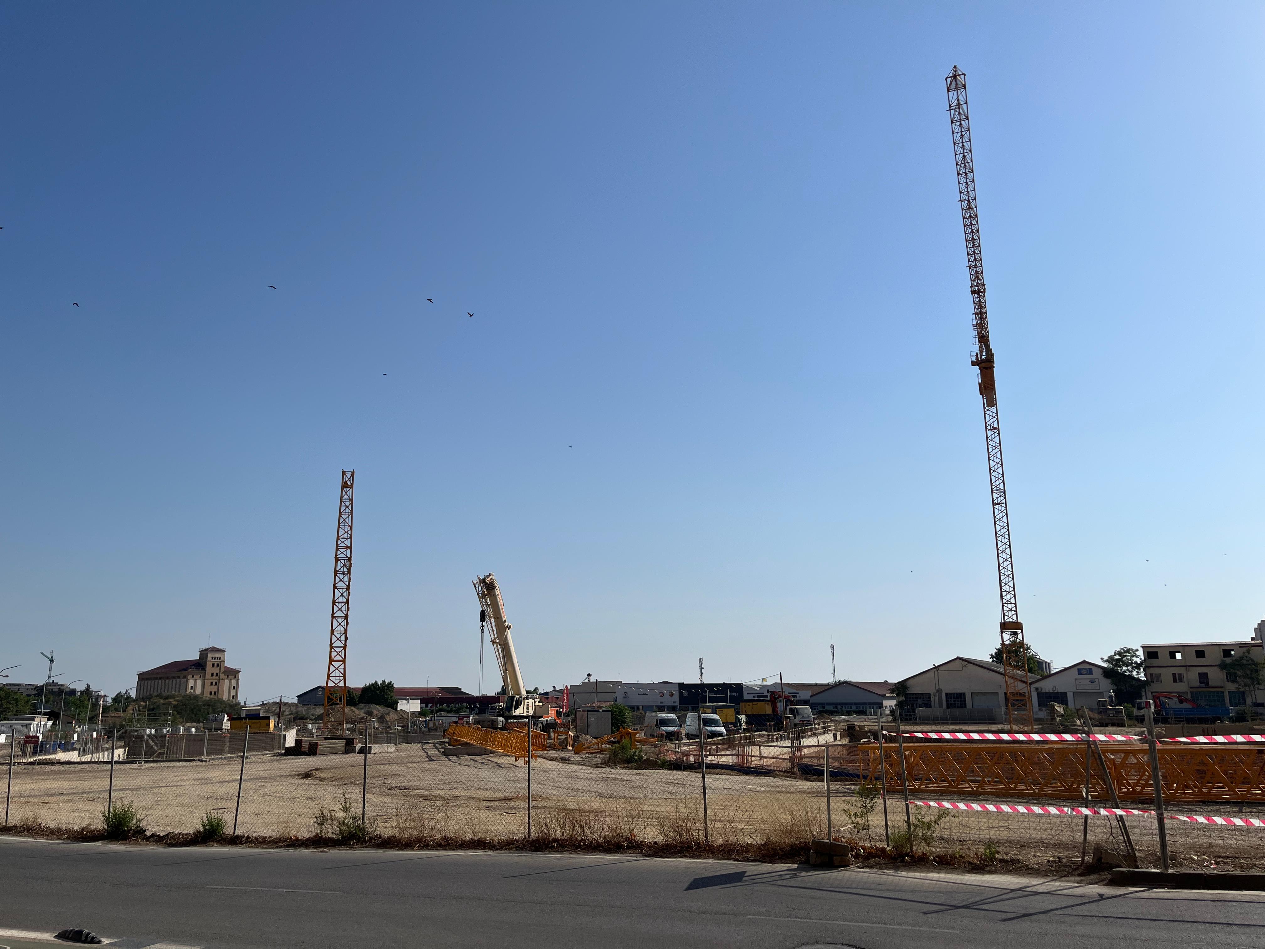 Avanzan los trabajos en el Polígono de las Harineras