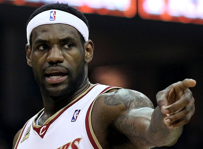 Lebron James, escolta de los Cavaliers