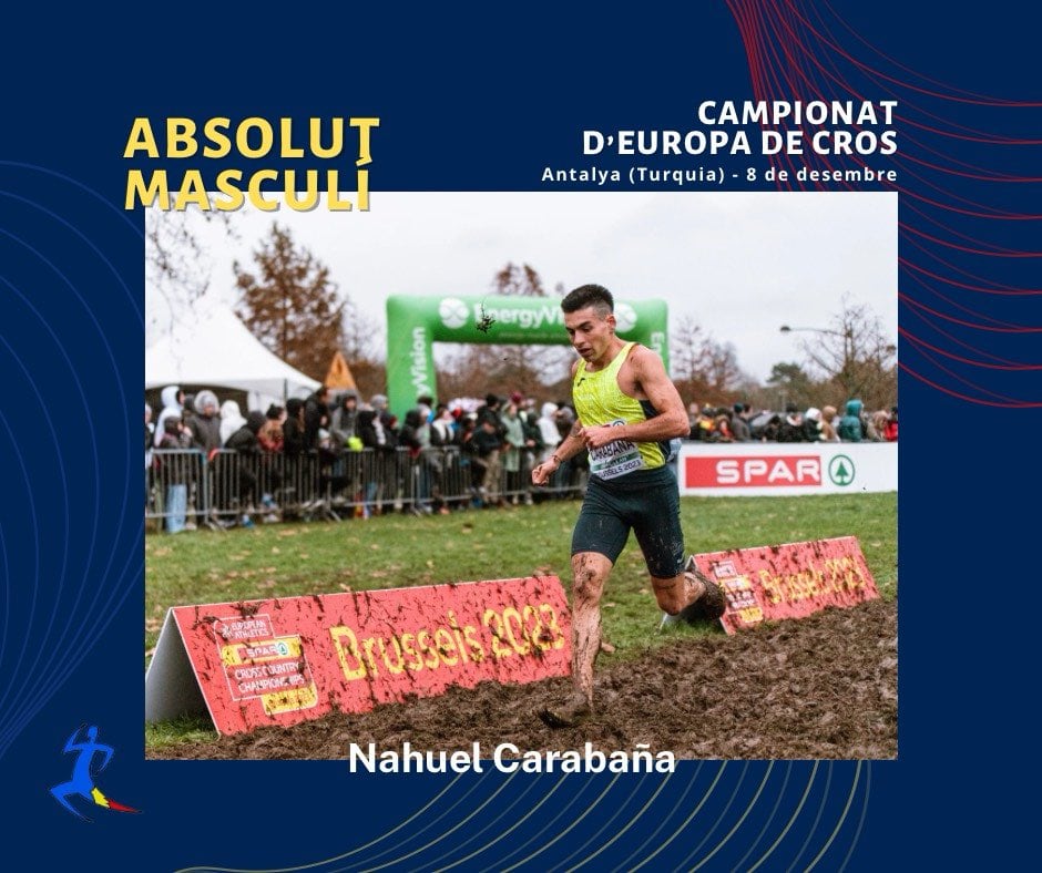 Nahuel Carabaña serà el representant andorrà a l&#039;Europeu de cros en la prova individual masculina absoluta.