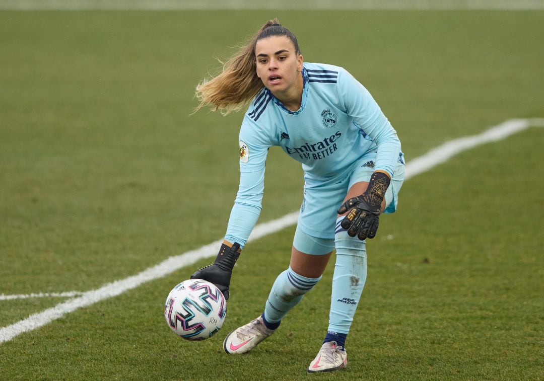 La jugadora Misa Rodríguez, en un partido con el Real Madrid