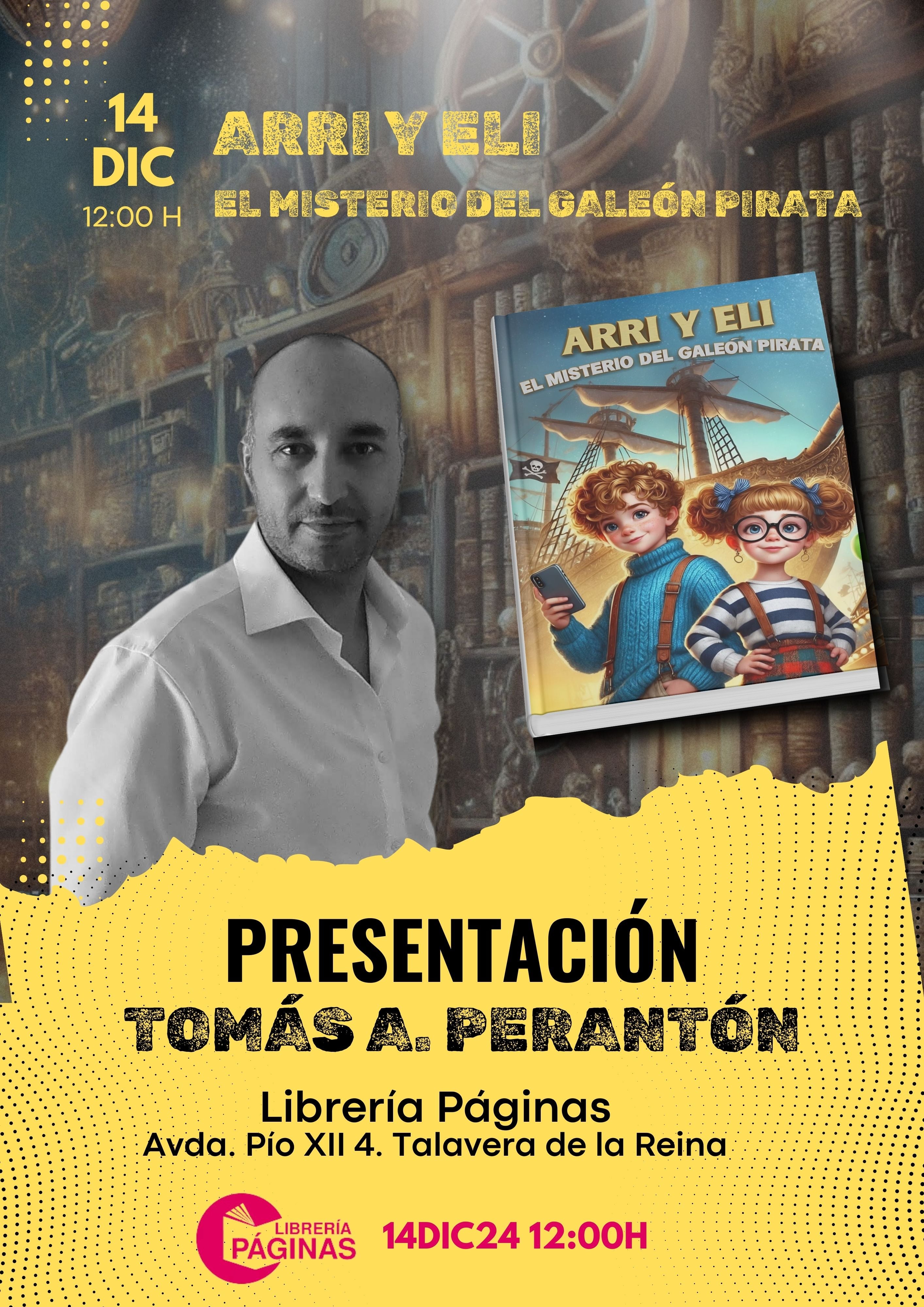 Presentación de la novela &quot;Arri y Eli- el misterio del galeón pirata&quot;.