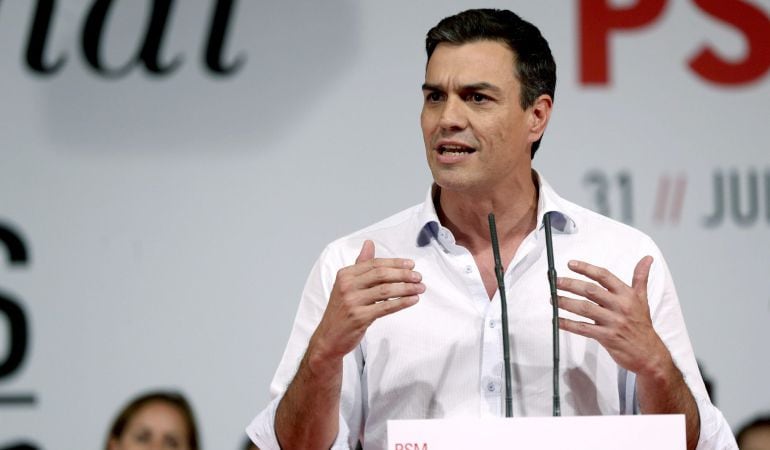 El secretario general del PSOE, Pedro Sánchez.