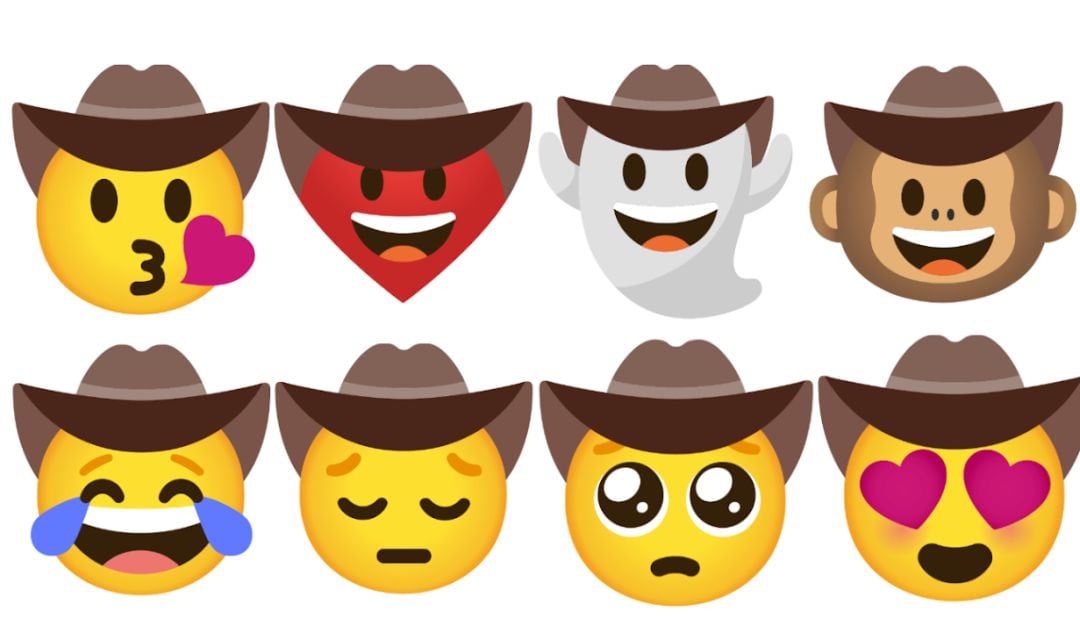 Algunos emojis personalizados.