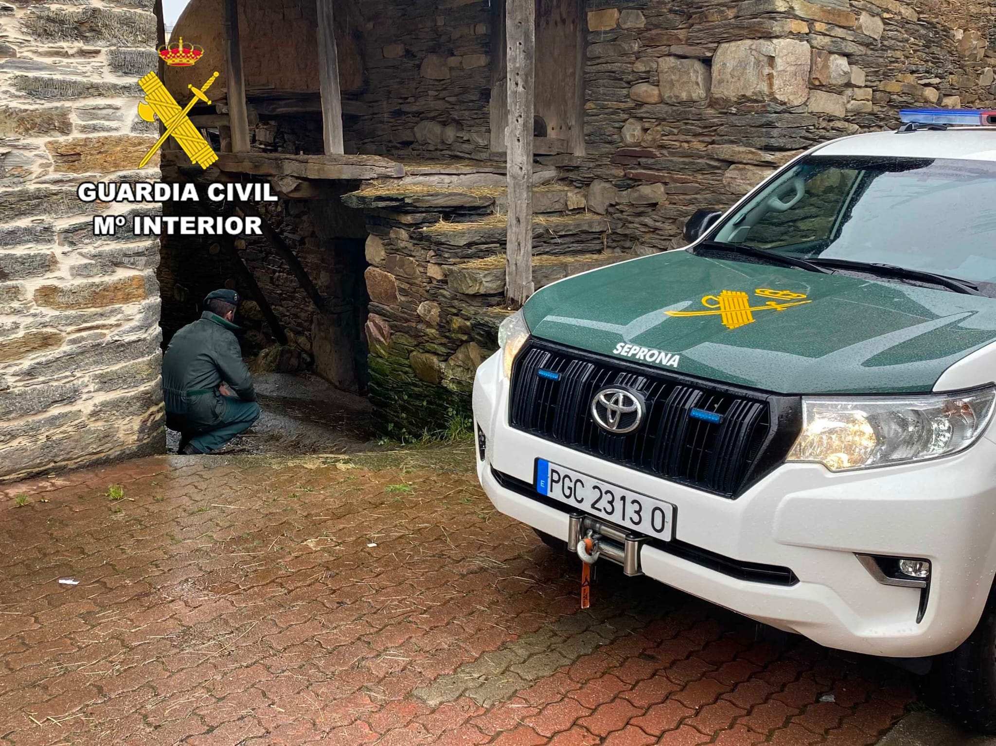 La Guardia Civil, en Páramo