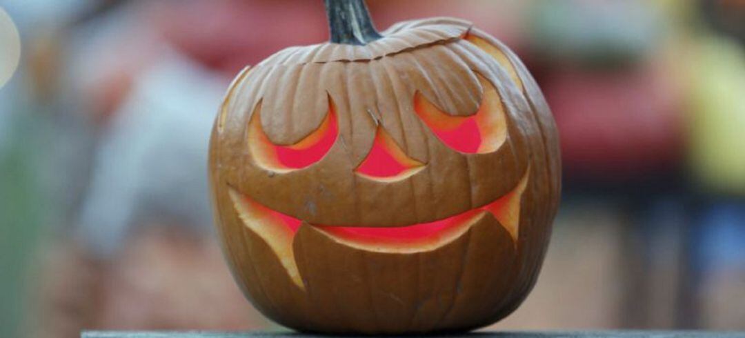 Una calabaza típica de Halloween