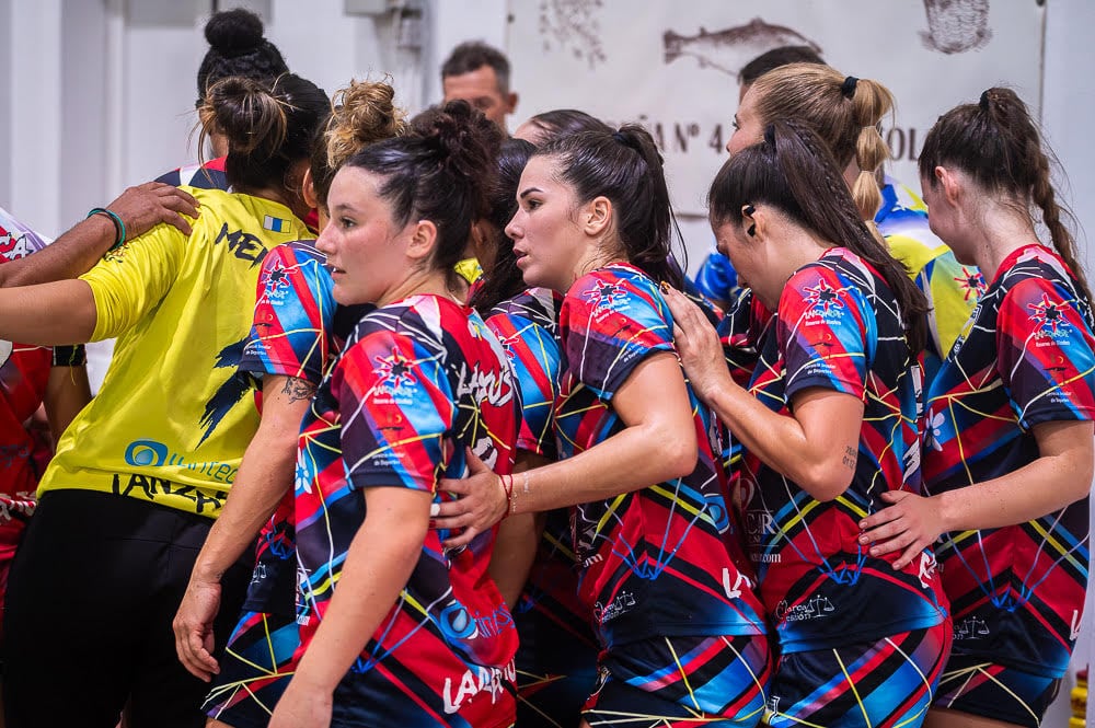 Jugadoras del Zonzamas Plus Car Lanzarote.