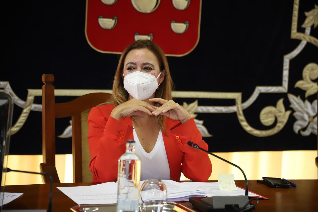 María Dolores Corujo, presidenta del Cabildo de Lanzarote.