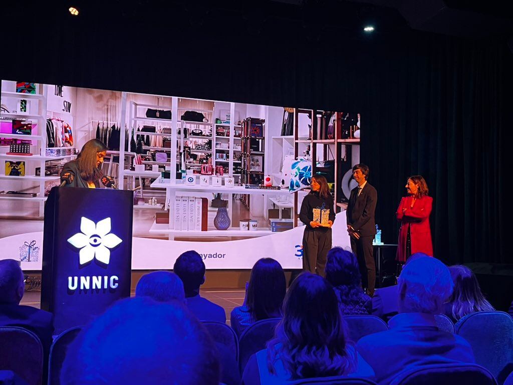 Els cònsols d'Andorra la Vella durant la gala de la Festa del Comerç en què la Cambra ha premiat el Poblet de Nadal com a millor iniciativa comercial.