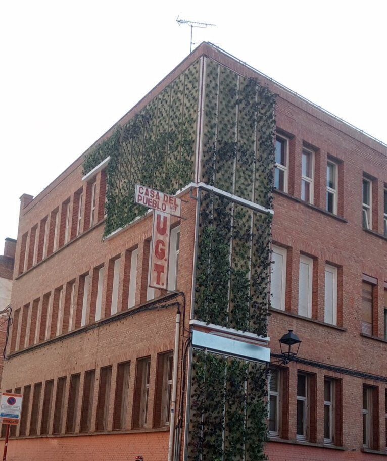 Fachada de la Casa del Pueblo de la UGT