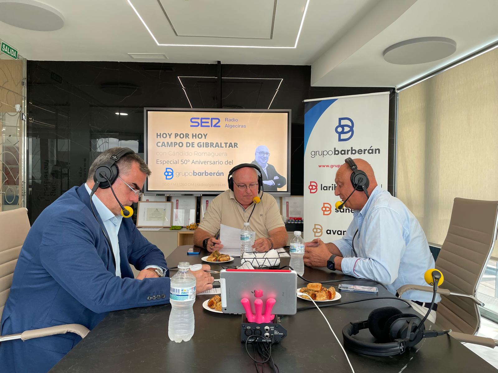 Un momento del programa especial realizado sobre los cincuenta años del Grupo Barberán.