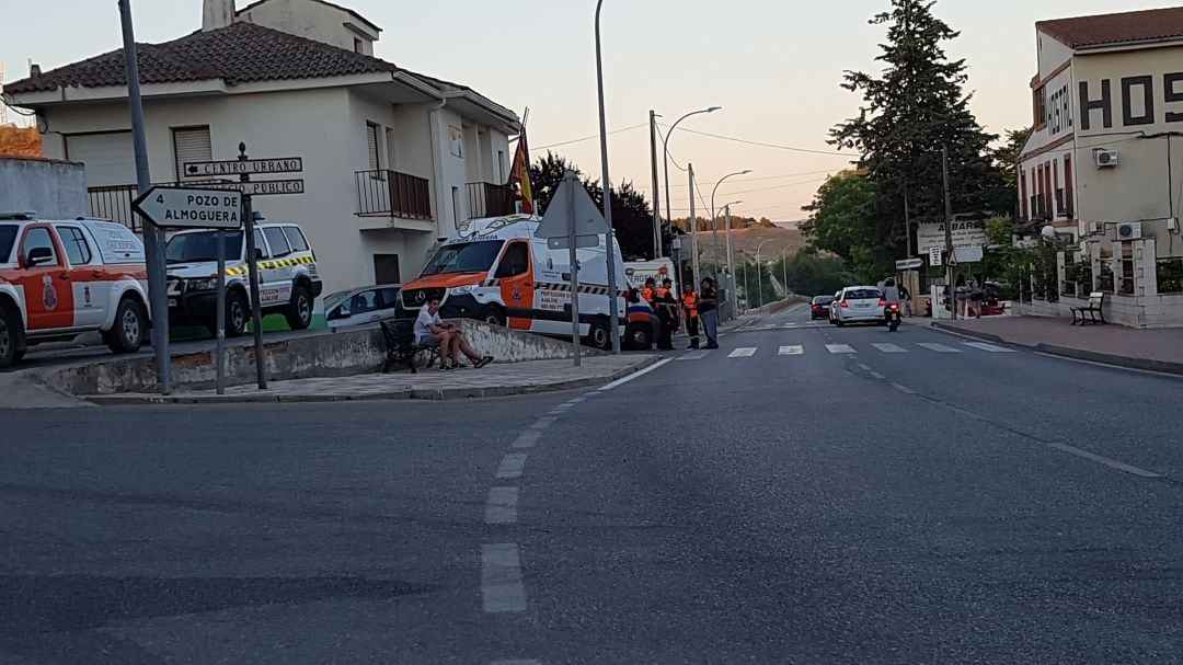 Centro médico de Albares el día del accidente