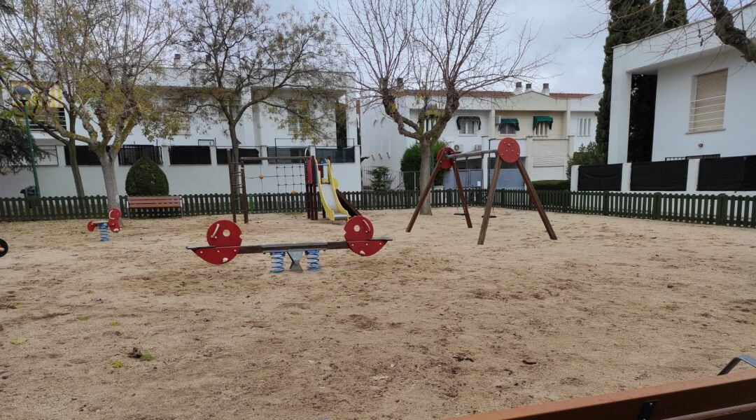 Parque infantil en el barrio de Nuevo Parque
