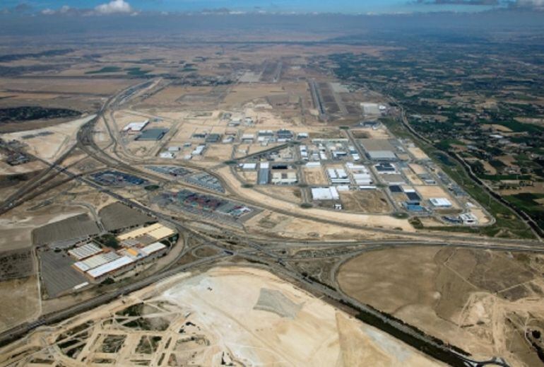 Imagen aérea de la Plataforma Losgística