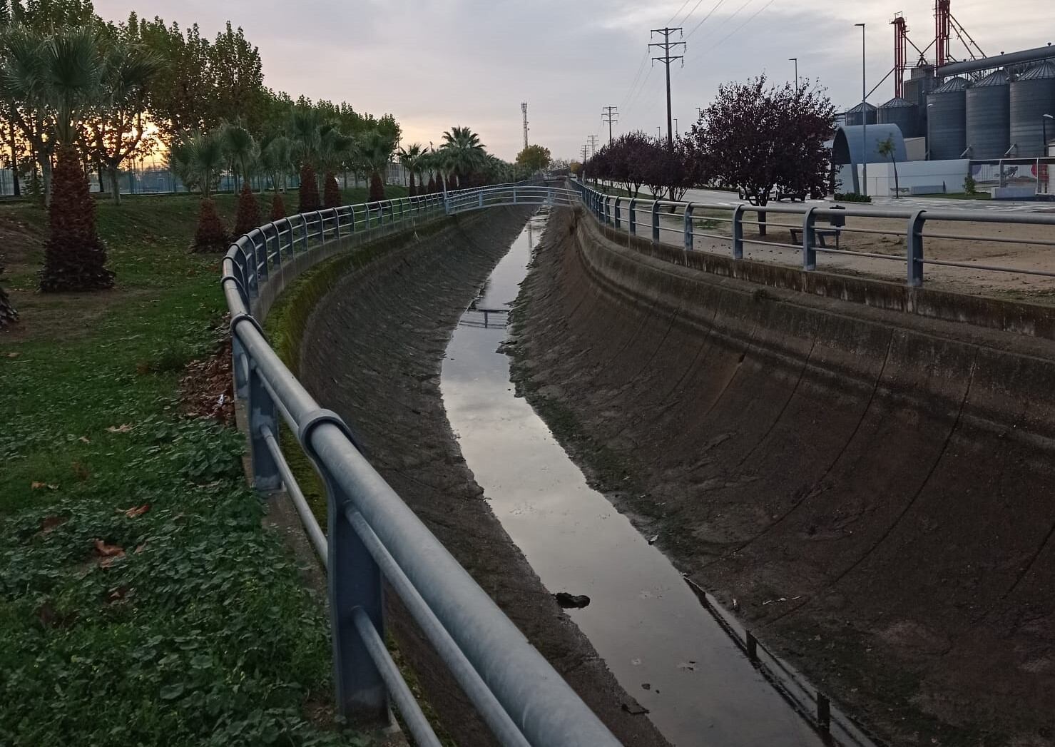 Tramo del Canal del Zújar que se cubrirá