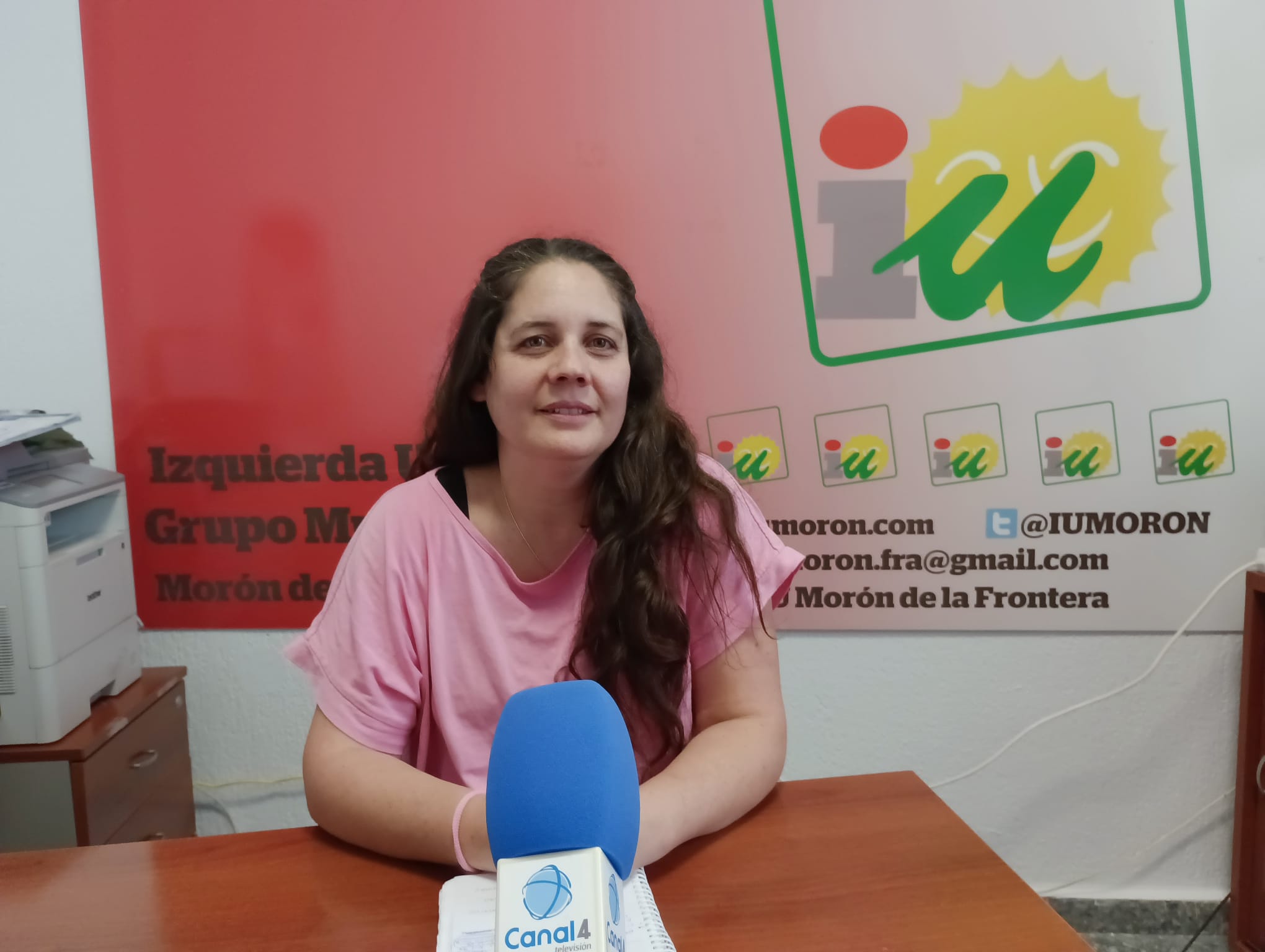 Marina Segura, portavoz de IU Morón / Radio Morón