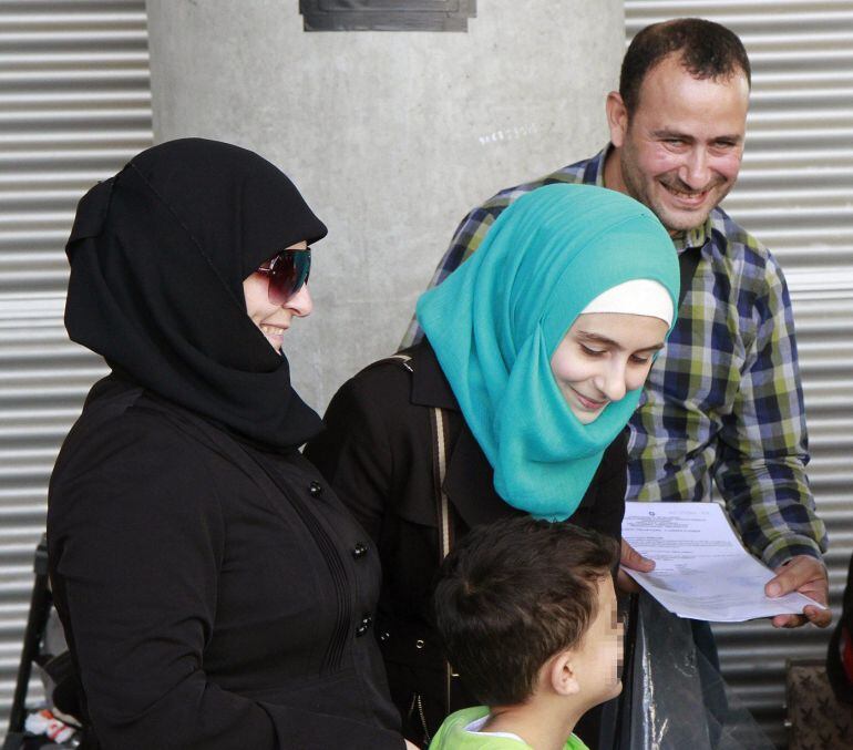 Refugiados llegando a España
