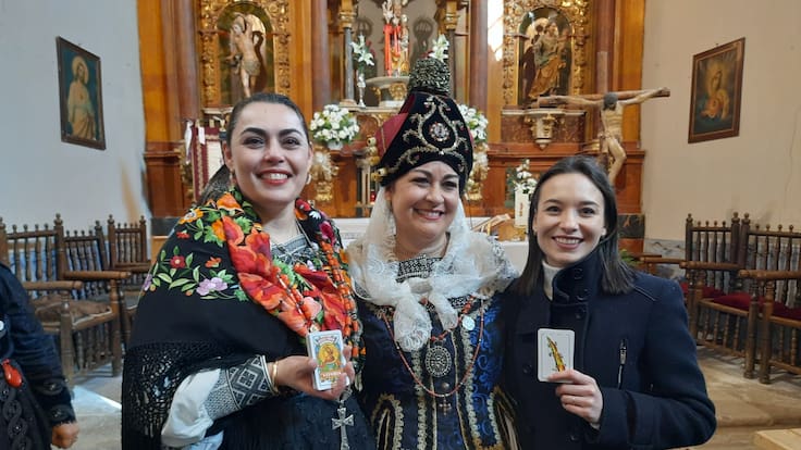 Ana Fuencisla Rodrigo, mayordoma de las Aguedas de Cuéllar 2024