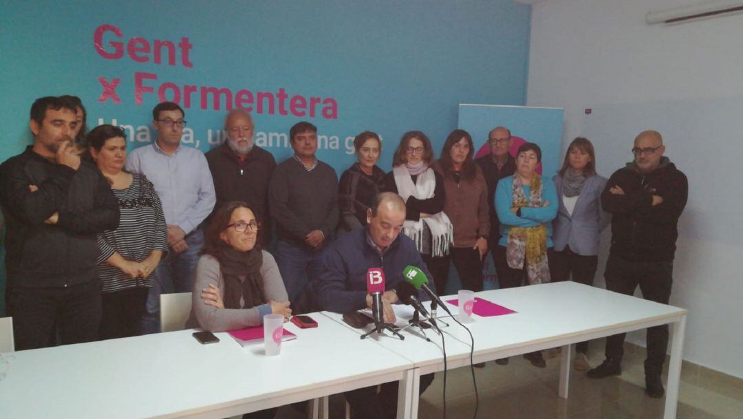 Miembros de Gent per Formentera en una imagen de archivo