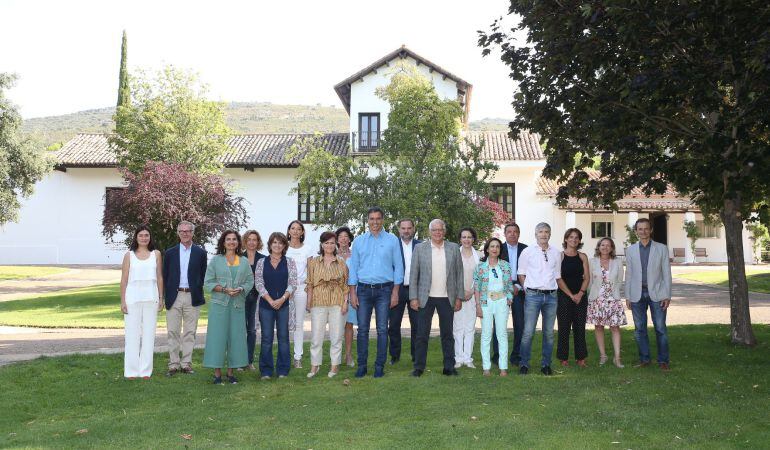 Reunión de Pedro Sánchez con sus ministros en Quintos de Mora