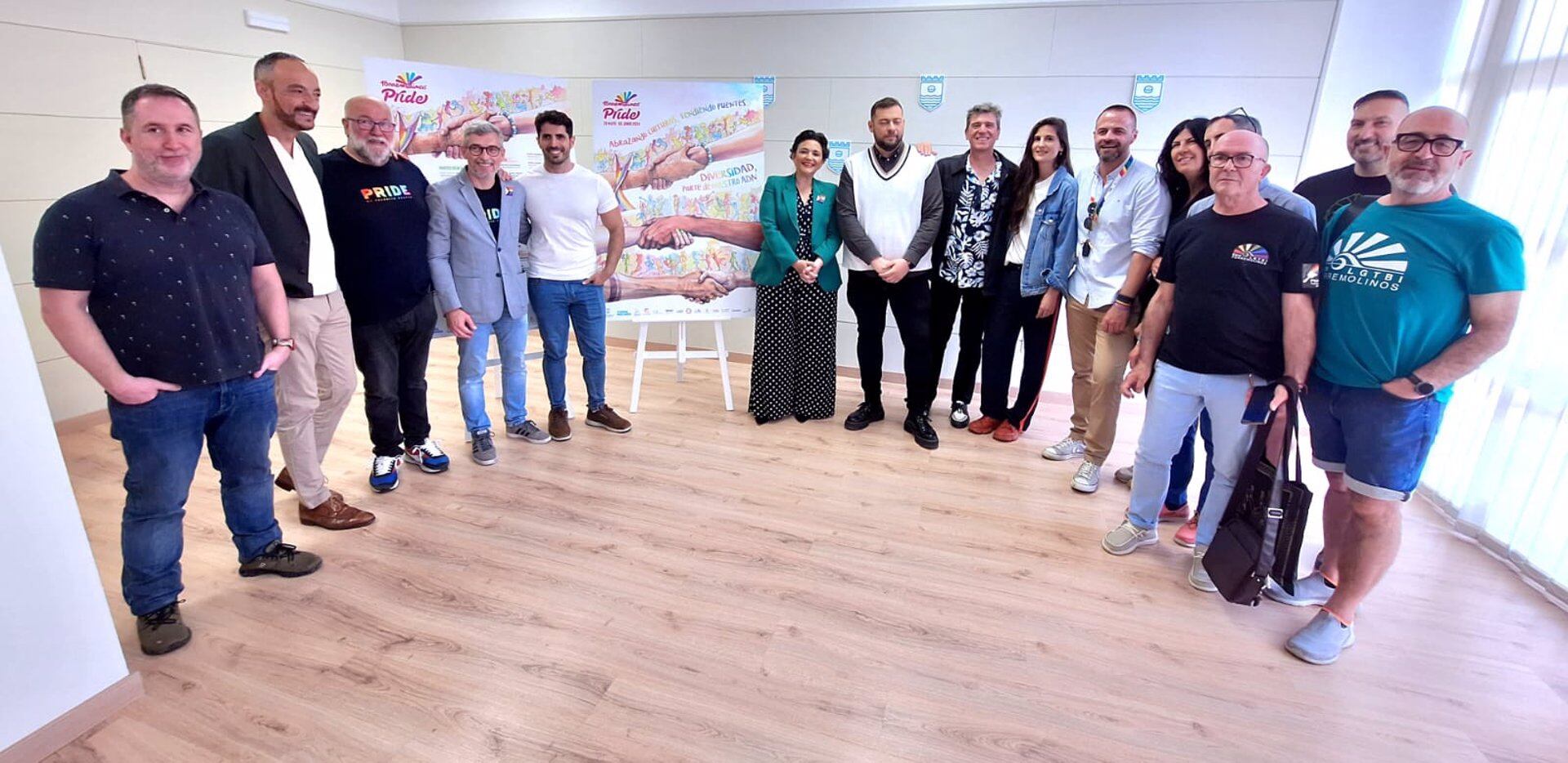 Un momento de la presentación del Pride en Torremolinos (Málaga)