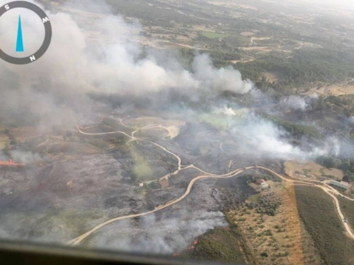 Un incendio forestal en nivel 2, otro en 1 y otros seis activos mantienen en vilo en Castilla y León