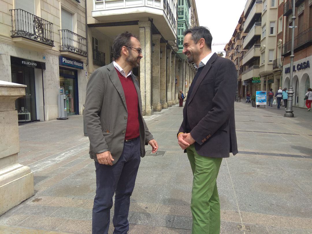 Jesús García Conde con David Hierro