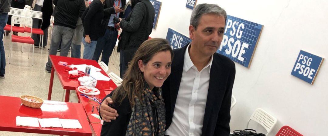 Inés Rey y Jose Manuel García, PSOE A Coruña