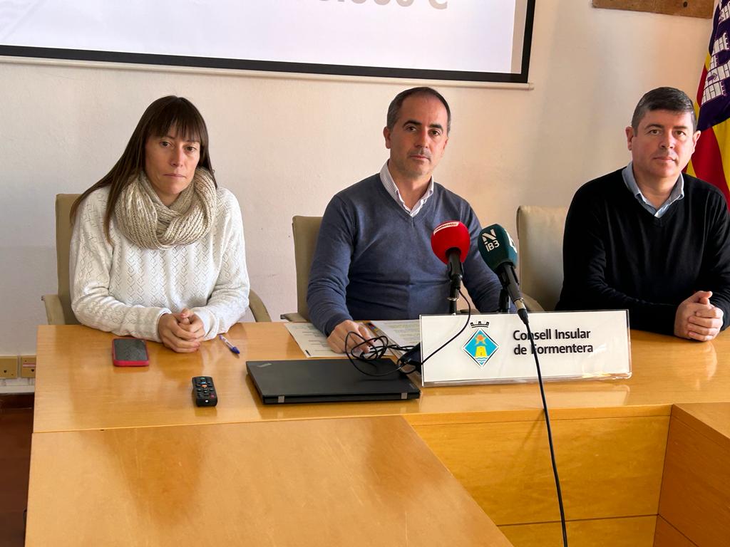 Imagen de la presentación presupuestos Formentera (Consell)