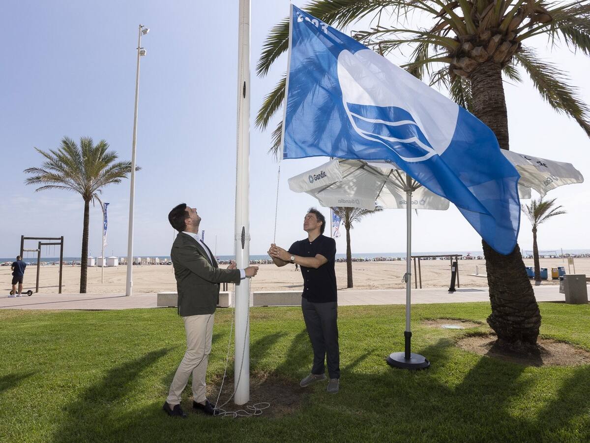 37 años seguidos de Bandera Azul en Gandia