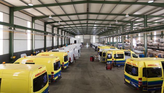 Instalaciones de Euro Gaza Emergencias en La Carlota, Córdoba