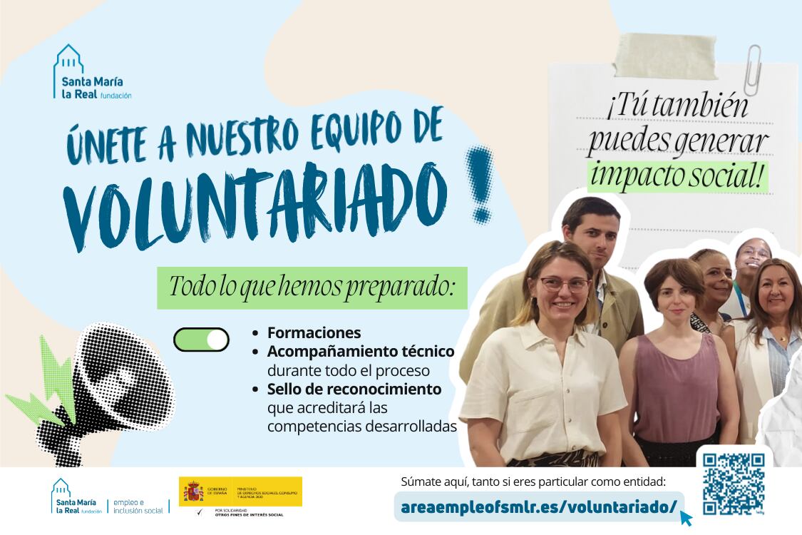Nueva acción de la Fundación Santa María la Real con el voluntariado