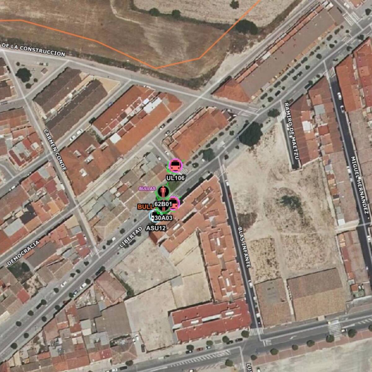 Servicios de emergencia intervienen esta madrugada en un incendio en una vivienda en Bullas