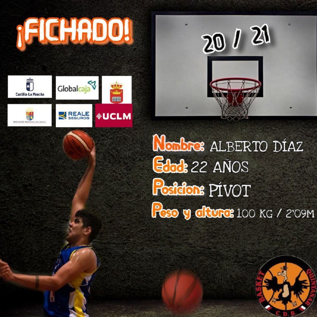 Alberto Díaz, primer fichaje para la próxima temporada.