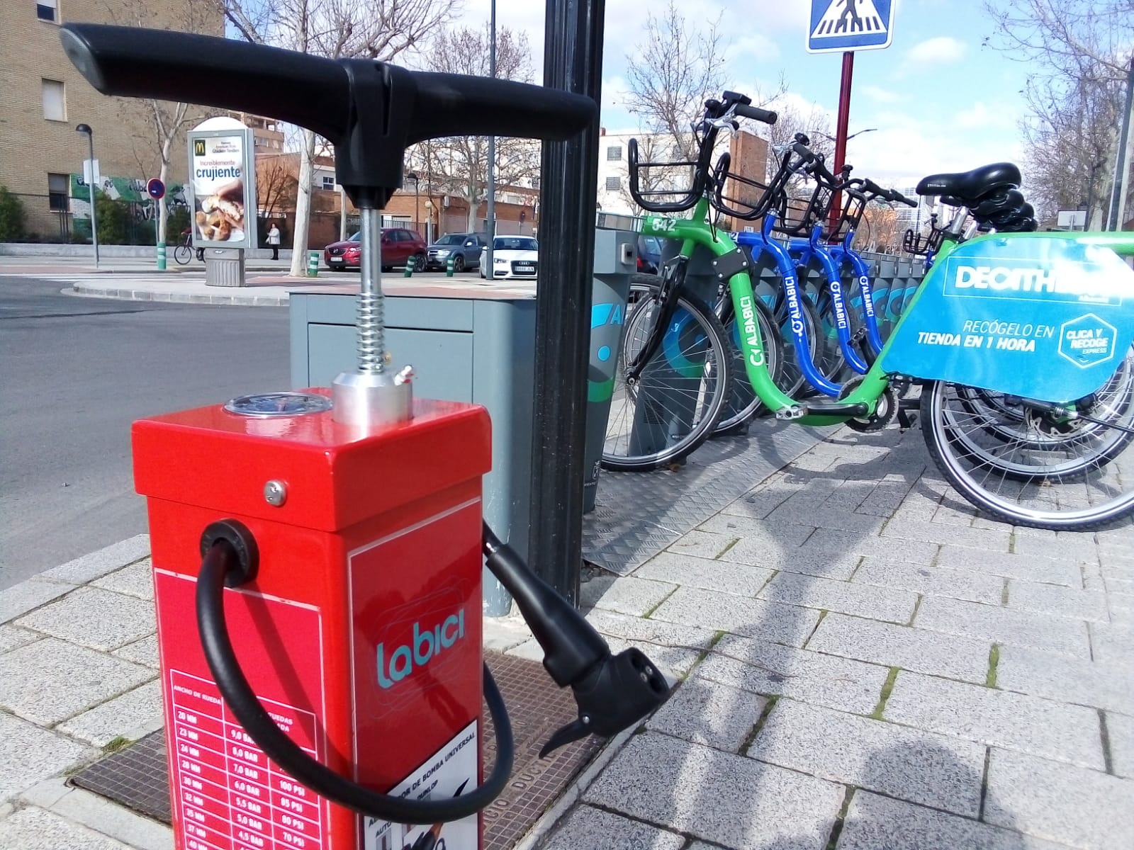 Imagen de archivo de una estación de préstamo