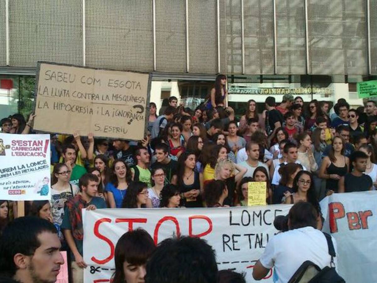 La concertada i els pares, se sumen amb força contra la llei Wert i les retallades