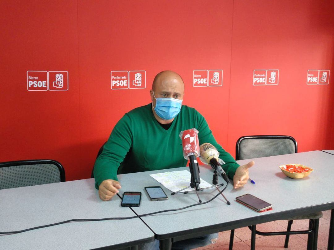 Procurador del PSOE, Javier Campos