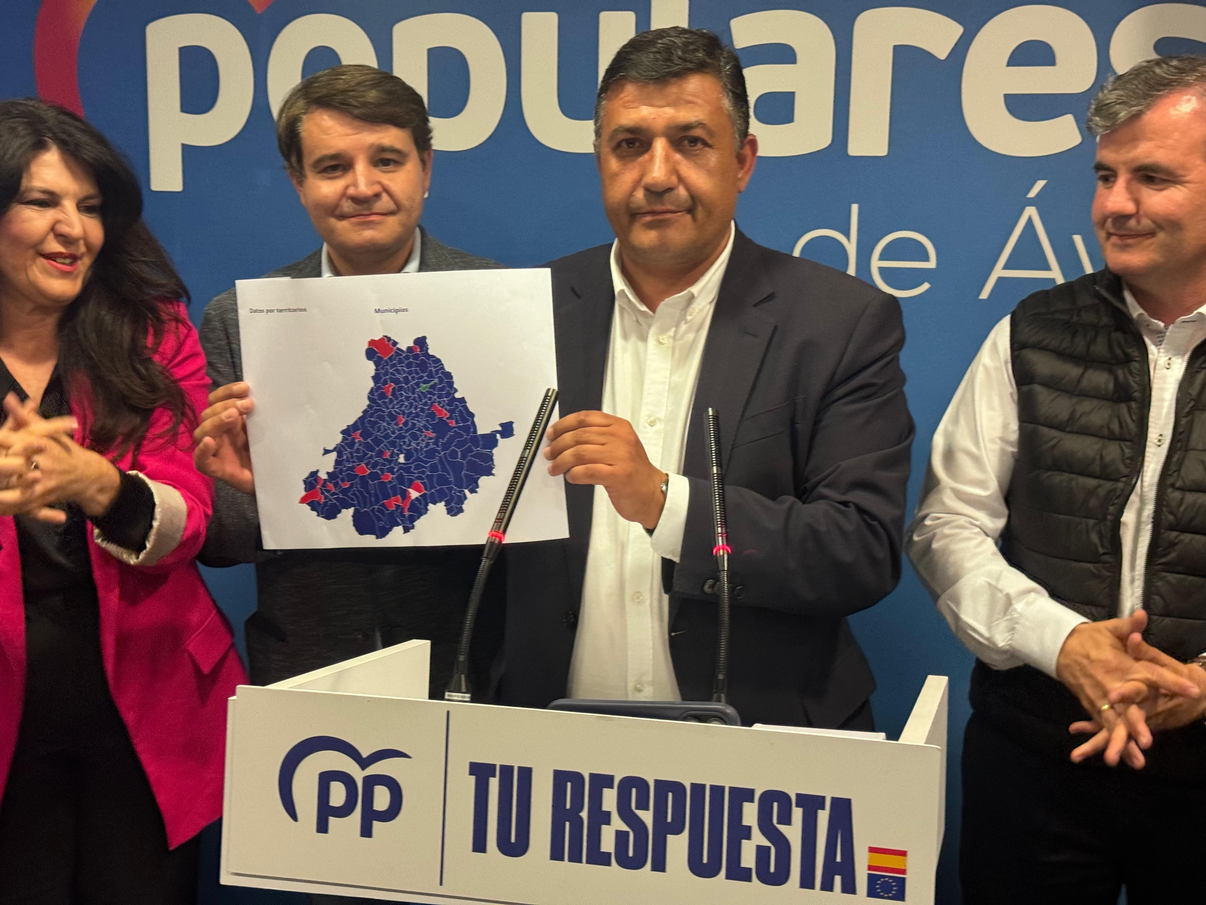 Carlos García, presidente del PP, hace balance de las elecciones europeas