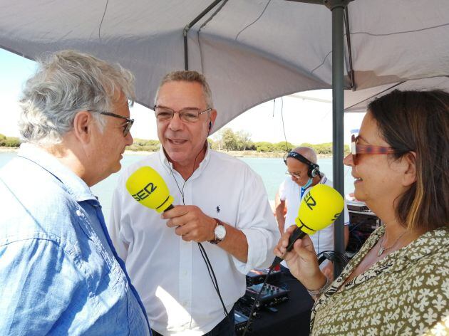 De izquierda a derecha, Antonio Yélamo, Salomón Hachuel, manolo Arenas y Àngels Barceló