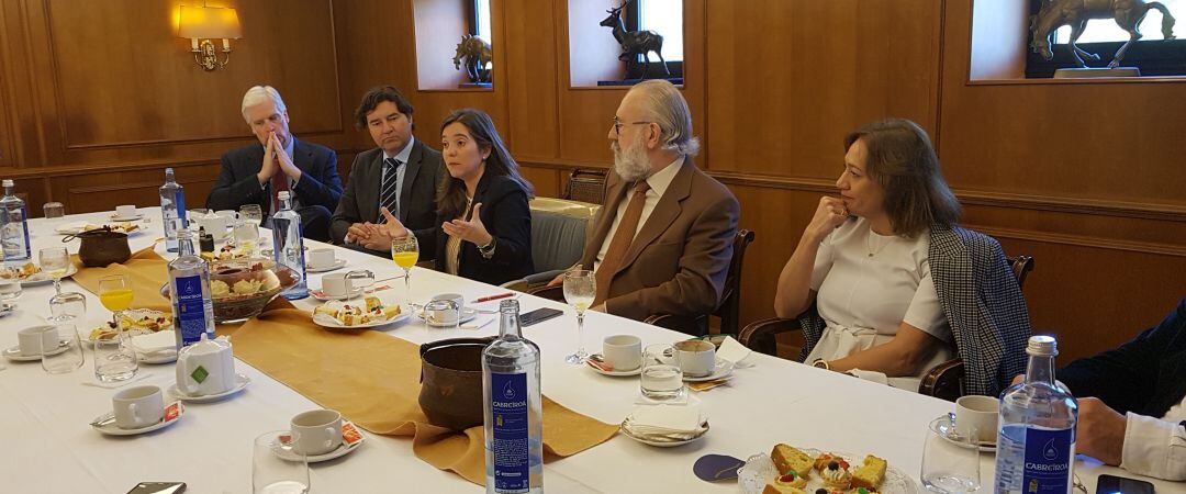 Inés Rey en el Club Financiero