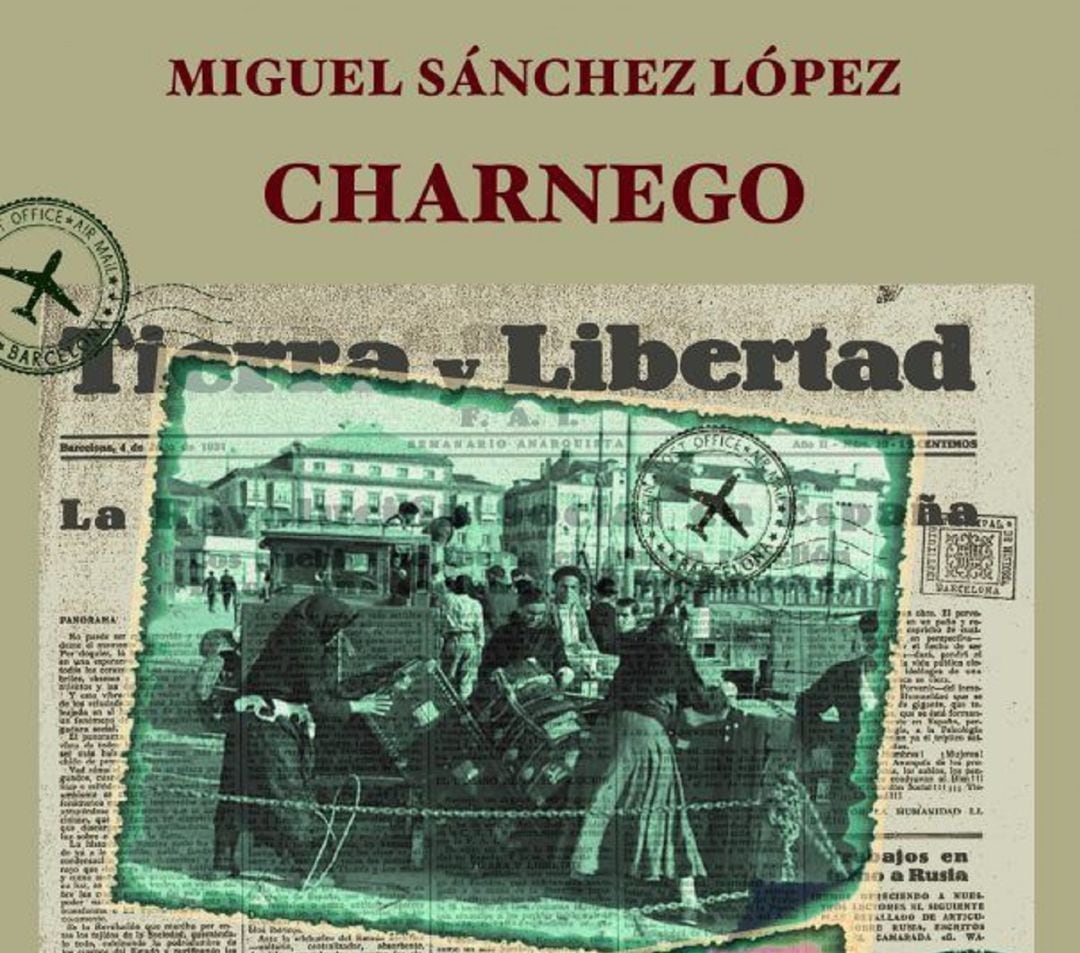 Portada de Charnego, la primera novela de Miguel Sánchez López 