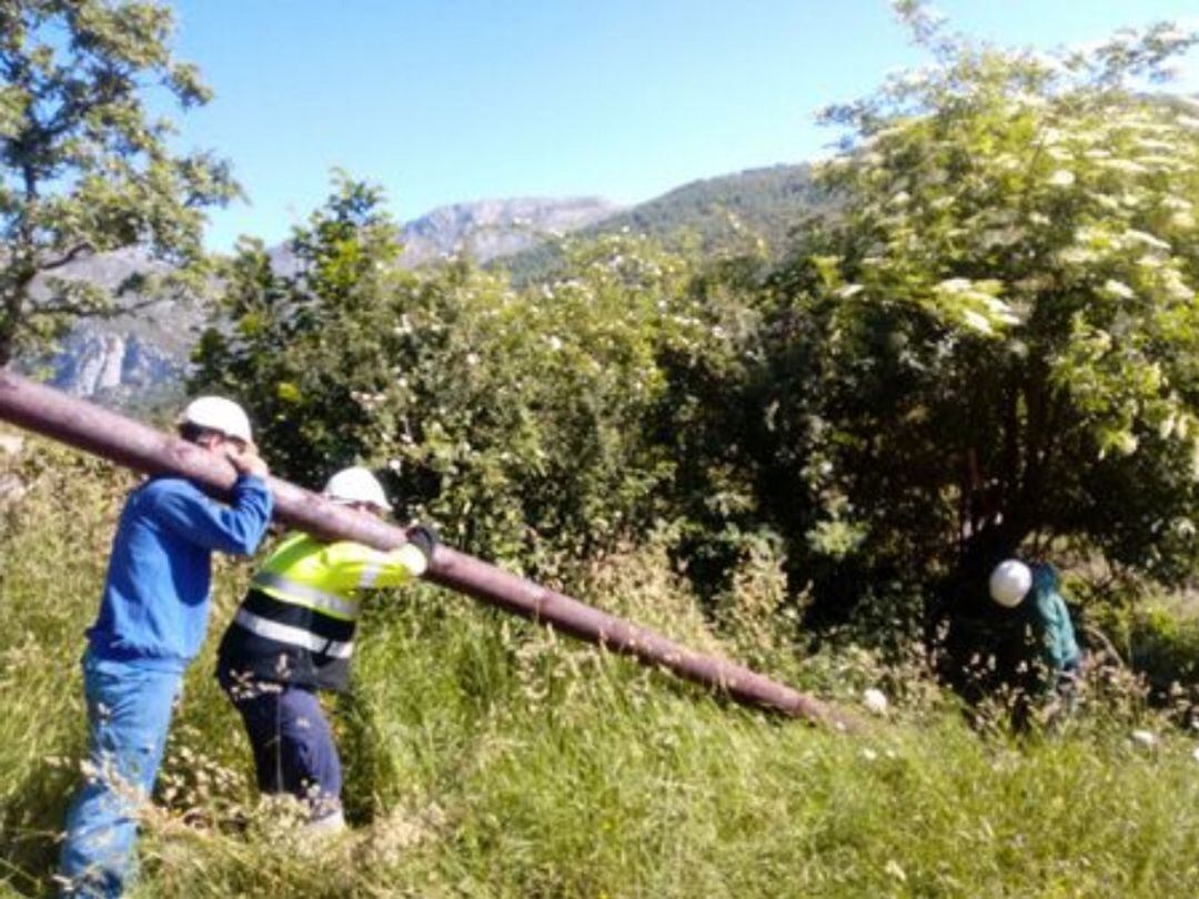 Instalación de fibra