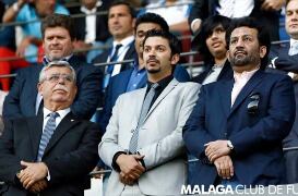 El jeque durante una de sus visitas a Málaga