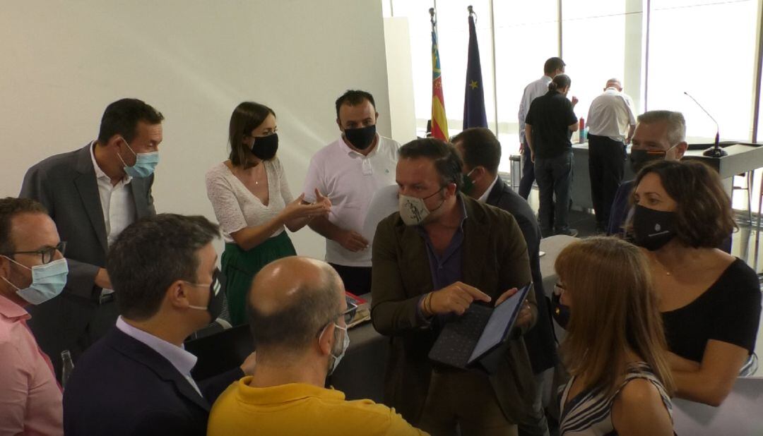 Tensión en el pleno