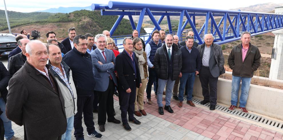 visita a las obras del embalse de Mularroya