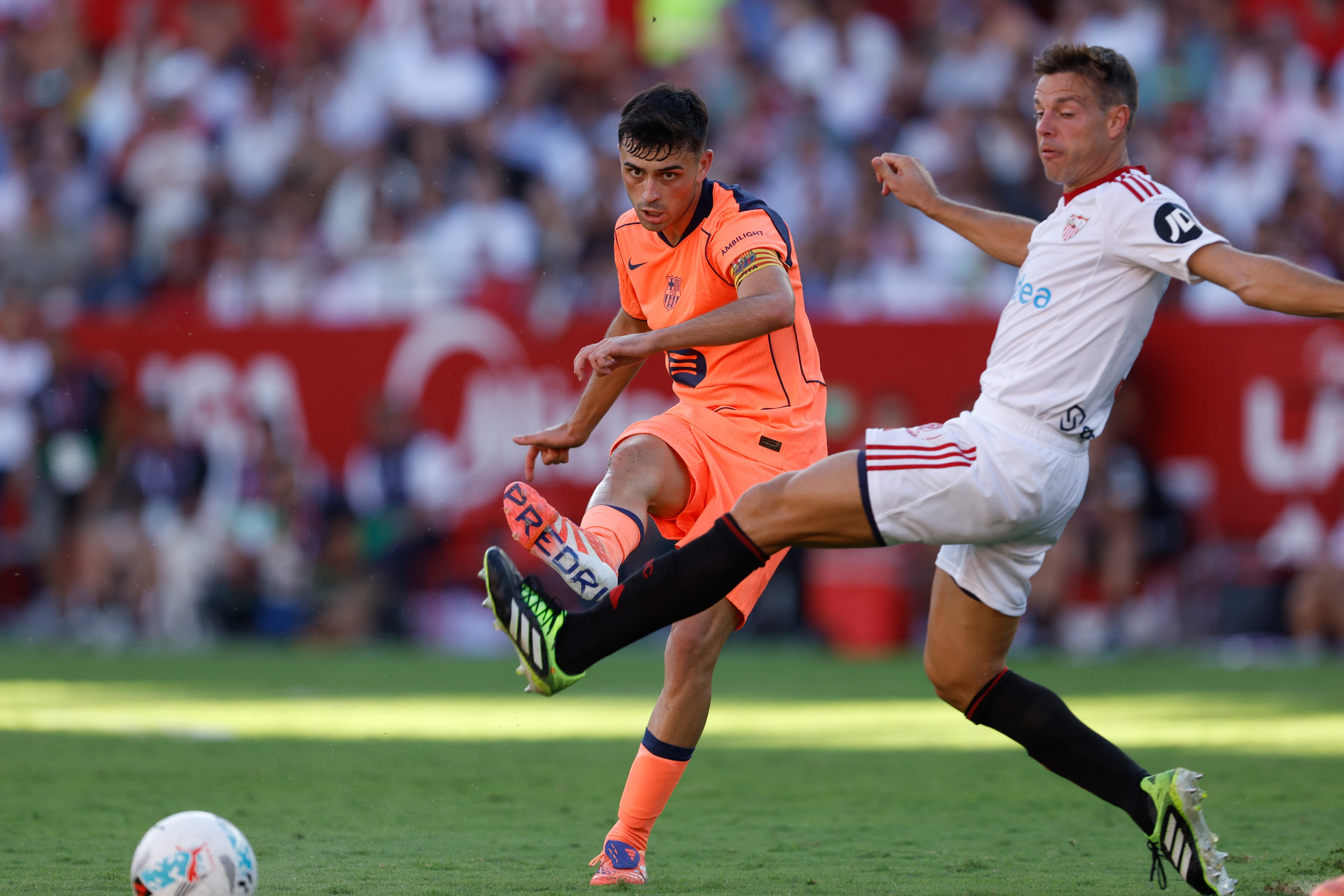 Imagen del Sevilla FC-FC Barcelona de la primera vuelta
